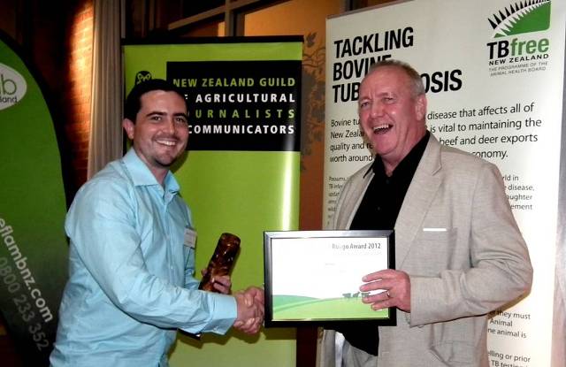 2012 Rongo Award winner Benedict Collins